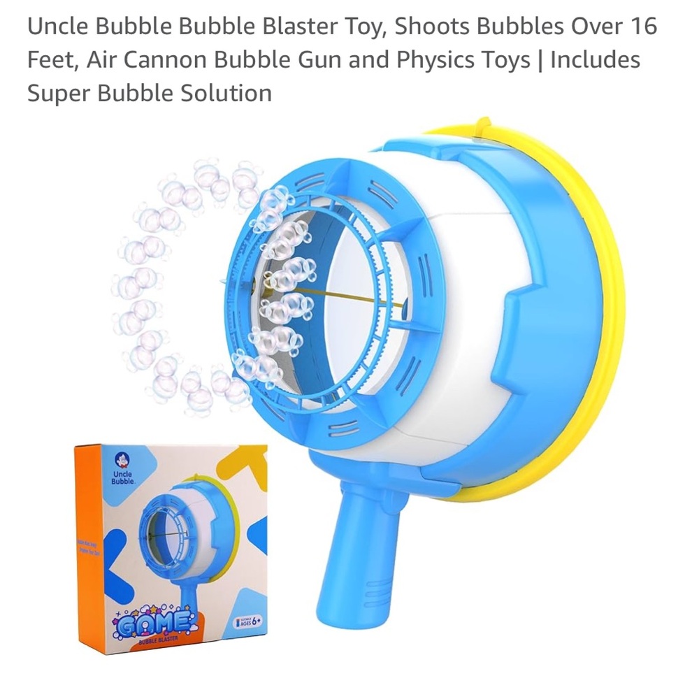 Uncle Bubble Toy NIB